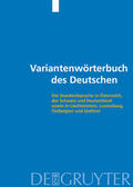 Ammon / Löffler / Bickel |  Variantenwörterbuch des Deutschen | Buch |  Sack Fachmedien