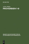 Müller |  Proverbien 1-9 | Buch |  Sack Fachmedien