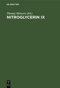 Meinertz |  Nitroglycerin IX | Buch |  Sack Fachmedien