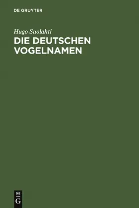Suolahti |  Die deutschen Vogelnamen | Buch |  Sack Fachmedien
