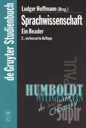 Sprachwissenschaft | Buch | 978-3-11-016896-9 | www.sack.de
