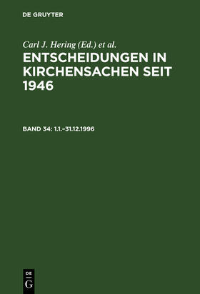 Muckel / Hering / Baldus | 1.1.¿31.12.1996 | Buch | 978-3-11-016908-9 | sack.de