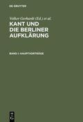 Gerhardt / Schumacher / Horstmann |  Kant und die Berliner Aufklärung | Buch |  Sack Fachmedien