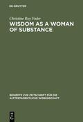 Yoder |  Wisdom as a Woman of Substance | Buch |  Sack Fachmedien