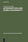 Hanewald |  Apperzeption und Einbildungskraft | Buch |  Sack Fachmedien