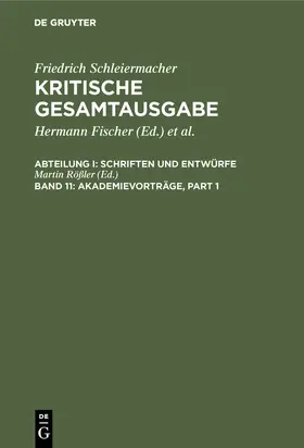 Rößler |  Akademievorträge | Buch |  Sack Fachmedien