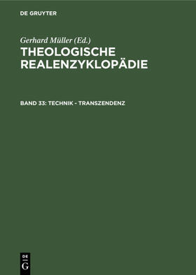 Müller | Technik - Transzendenz | Buch | 978-3-11-017132-7 | sack.de