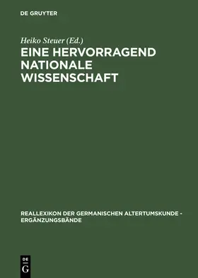 Steuer | Eine hervorragend nationale Wissenschaft | Buch | 978-3-11-017184-6 | www.sack.de