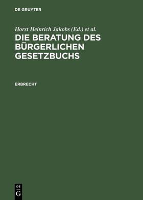 Schubert / Jakobs | Erbrecht | Buch | 978-3-11-017204-1 | sack.de