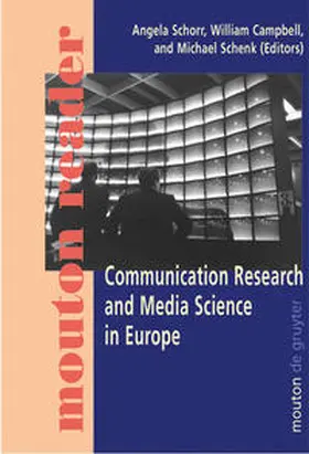 Schorr / Campbell / Schenk |  Communication Research and Media Science in Europe | Buch |  Sack Fachmedien