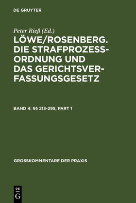 Gollwitzer | §§ 213-295 | Buch | sack.de