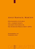 Steck |  Adolf Harnack: Marcion | Buch |  Sack Fachmedien