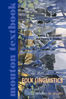 Preston / Niedzielski |  Folk Linguistics | Buch |  Sack Fachmedien