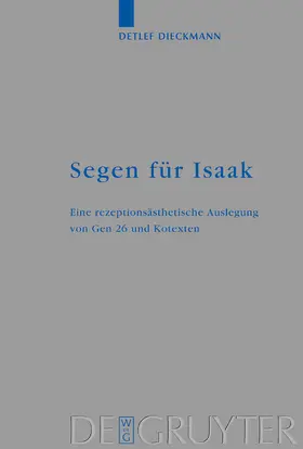 Dieckmann |  Segen für Isaak | Buch |  Sack Fachmedien