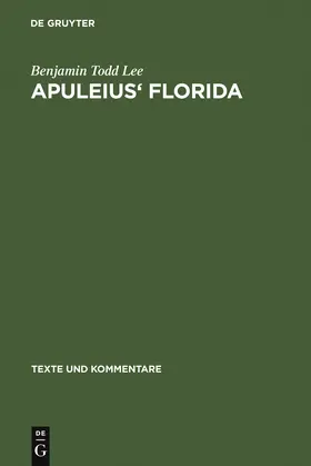 Lee |  Apuleius' Florida | Buch |  Sack Fachmedien