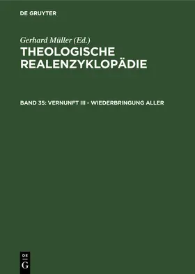 Müller |  Vernunft III - Wiederbringung aller | Buch |  Sack Fachmedien