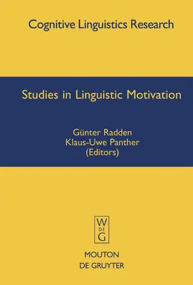 Panther / Radden |  Studies in Linguistic Motivation | Buch |  Sack Fachmedien