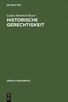Meyer |  Historische Gerechtigkeit | Buch |  Sack Fachmedien