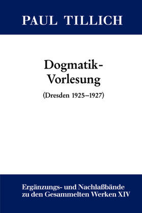 Sturm / Schüßler / Tillich |  Dogmatik-Vorlesung | Buch |  Sack Fachmedien