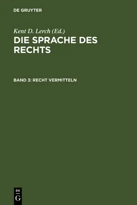 Lerch |  Recht vermitteln | Buch |  Sack Fachmedien