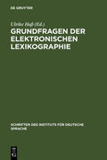 Haß |  Grundfragen der elektronischen Lexikographie | Buch |  Sack Fachmedien