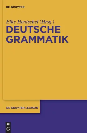 Hentschel |  Deutsche Grammatik | Buch |  Sack Fachmedien