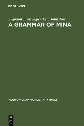 Frajzyngier / Johnston |  A Grammar of Mina | Buch |  Sack Fachmedien