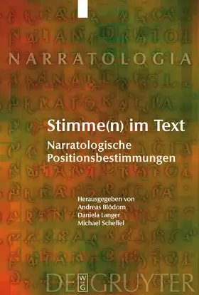 Blödorn / Scheffel / Langer |  Stimme(n) im Text | Buch |  Sack Fachmedien