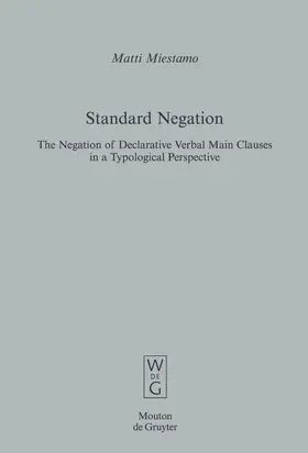 Miestamo |  Standard Negation | Buch |  Sack Fachmedien