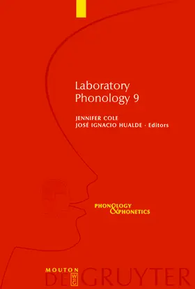 Hualde / Cole |  Laboratory Phonology 9 | Buch |  Sack Fachmedien