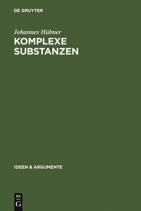 Hübner |  Komplexe Substanzen | Buch |  Sack Fachmedien
