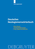 Quasthoff |  Deutsches Neologismenwörterbuch | Buch |  Sack Fachmedien