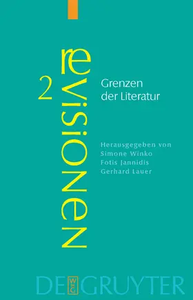 Winko / Lauer / Jannidis |  Grenzen der Literatur | Buch |  Sack Fachmedien