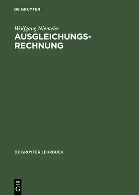 Niemeier |  Ausgleichungsrechnung | Buch |  Sack Fachmedien