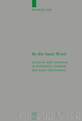 Cox | By the Same Word | Buch | 978-3-11-019342-8 | www.sack.de