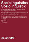 Ammon / Dittmar / Mattheier |  Sociolinguistics / Soziolinguistik. Volume 1 | eBook | Sack Fachmedien