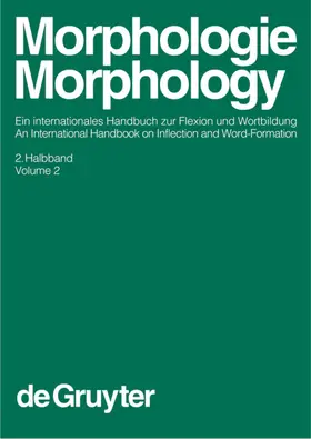 Booij / Lehmann / Mugdan |  Morphologie / Morphology. 2. Halbband | eBook | Sack Fachmedien