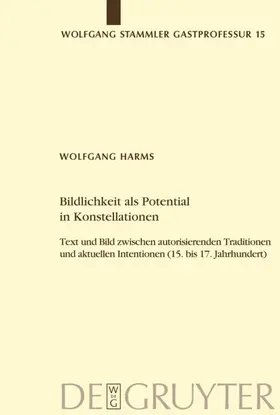 Harms |  Bildlichkeit als Potential in Konstellationen | Buch |  Sack Fachmedien