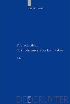 Volk | Historia animae utilis de Barlaam et Ioasaph (spuria) I | Buch | 978-3-11-019462-3 | sack.de