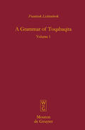 Lichtenberk |  A Grammar of Toqabaqita | Buch |  Sack Fachmedien