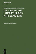 Keil / Stammler / Worstbrock |  Register III | Buch |  Sack Fachmedien