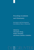 Deeg / Schöttler / Homolka |  Preaching in Judaism and Christianity | Buch |  Sack Fachmedien