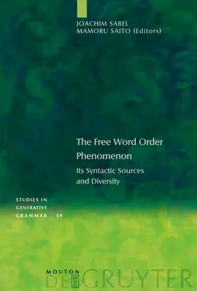 Sabel / Saito |  The Free Word Order Phenomenon | eBook | Sack Fachmedien