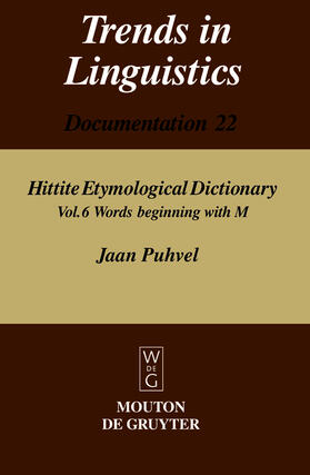 Puhvel |  Hittite Etymological Dictionary. Volume 6 | eBook | Sack Fachmedien