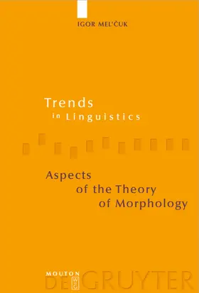 Mel'cuk / Beck |  Aspects of the Theory of Morphology | eBook | Sack Fachmedien