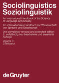 Ammon / Dittmar / Ulrich / Dittmar |  Sociolinguistics / Soziolinguistik. Volume 3 | eBook | Sack Fachmedien