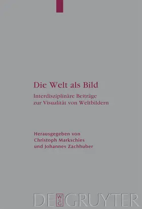Zachhuber / Markschies | Die Welt als Bild | Buch | 978-3-11-020029-4 | www.sack.de