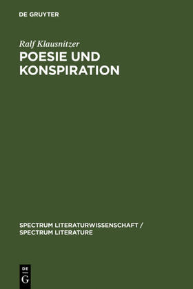 Klausnitzer |  Poesie und Konspiration | Buch |  Sack Fachmedien