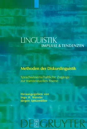 Spitzmüller / Warnke |  Methoden der Diskurslinguistik | Buch |  Sack Fachmedien