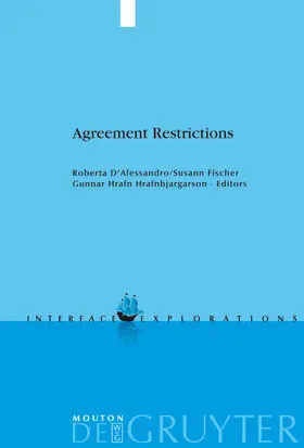 D'Alessandro / Hrafnbjargarson / Fischer | Agreement Restrictions | Buch | 978-3-11-020065-2 | sack.de